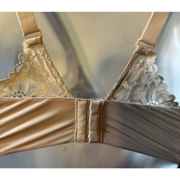 -BRA Maidenform bra Cream 38DD With Lace Accents - Picture 3 of 10